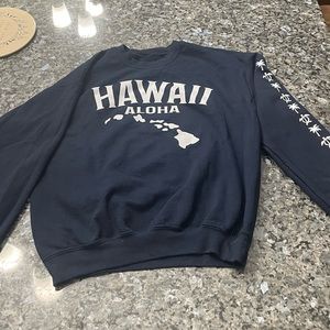 Navy Hawaii sweatshirt